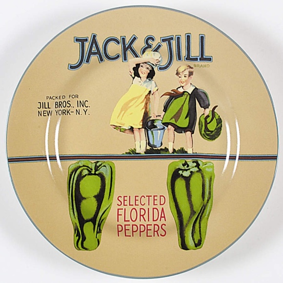 Sakura Other - New Sakura Vintage Labels Jack & Jill Salad Dessert plate